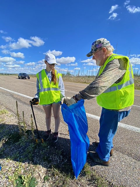 Adopt a Highway Volunteers Pick Up Over Two Tons of Litter